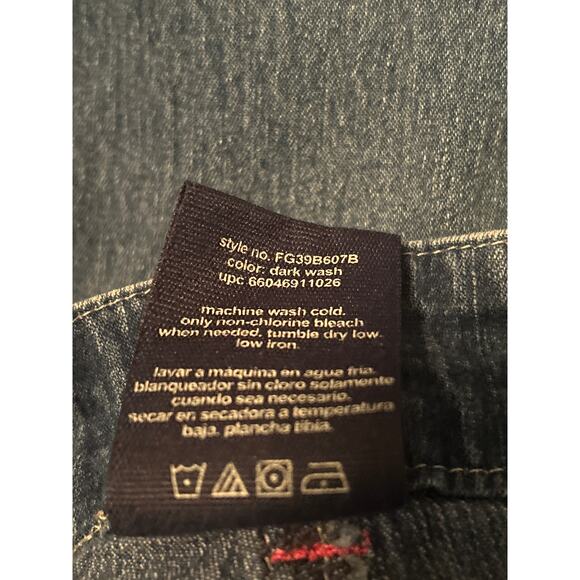 VGUC Faded Glory Kid's Jeans Cotton/Polyester/Spandex Pocket Embroidery Size 6 - Picture 4 of 4